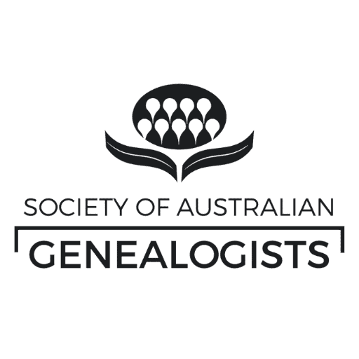 Society of australian genealogists logo.